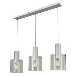 Artcraft Lighting Henley 3-Light Island Light - Aluminum
