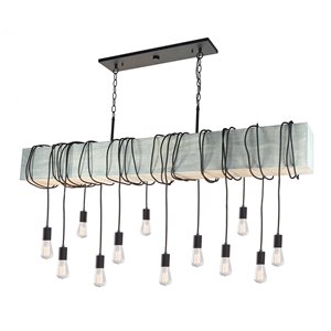 Luminaire à 12 lampes Farmhouse de Artcraft Lighting