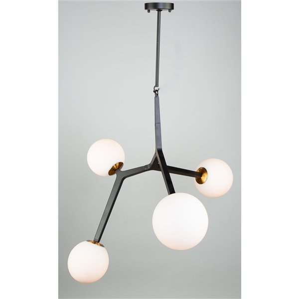 Luminaire suspendue à 4 lampes Ravello de Artcraft Lighting