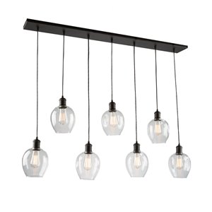 Luminaire d'îlot à 7 lampes Clearwater de Artcraft Lighting
