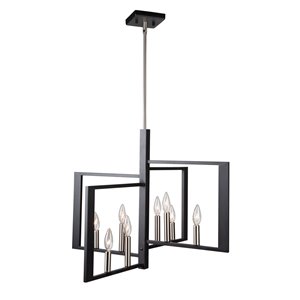 Luminaire de salle de bain à 3 lumières Tilbury AC7093BK d