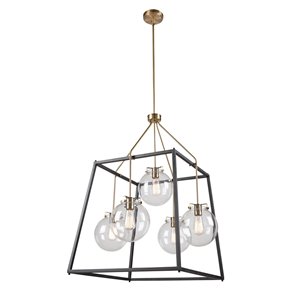 Artcraft Lighting Bridgetown 5-Light Chandelier - Black