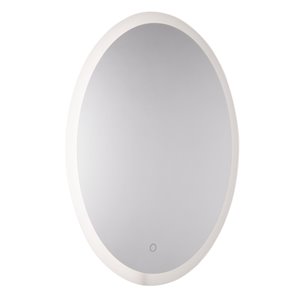 Artcrfat Lighting Reflections Oval LED Mirror