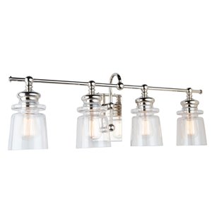 Artcraft Lighting Castara 4-Light Wall Light - Nickel