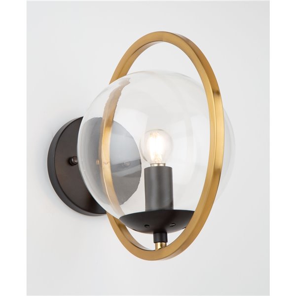 Applique murale Lugano de Artcraft Lighting, noir