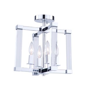 Semi-plafonnier à 4 lumières Carlyle de Artcraft Lighting
