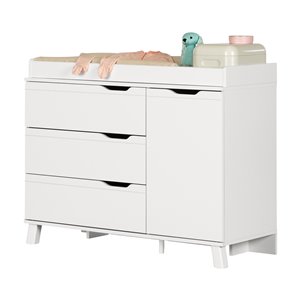 Table à langer Kanagane de South Shore, 35,5 po x 45 po x 19 po, blanc
