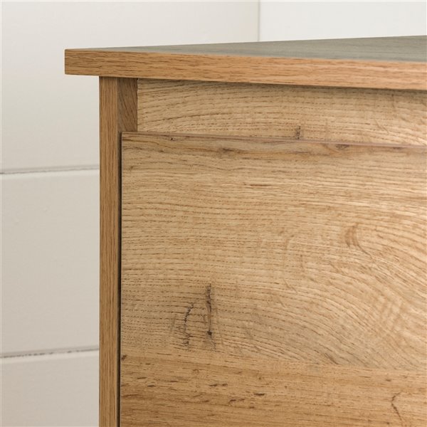 South Shore Furniture Tassio 1-Drawer Nightstand - Nordik Oak
