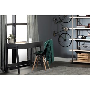 Bureau secrétaire Liney de South Shore, 47,24 po, gris charbon