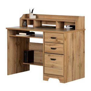 South Shore Furniture Versa Computer Desk - 44.75-in - Nordik Oak