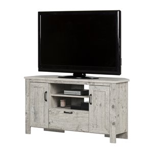 South Shore Furniture Lionel Corner Tv Stand - Seaside Pine