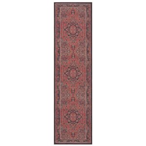 Safavieh HK306C-4R 4 ft. x 4 ft. Round- Country & Floral Chelsea Red Hand Hooked  Rug, 1 - Gerbes Super Markets