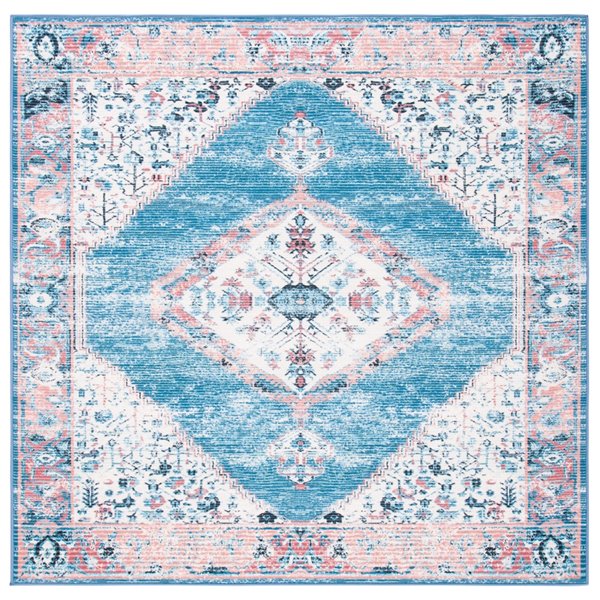 Safavieh Journey Machine-made Square Area Rug - 7-ft x 7-ft - Ivory ...