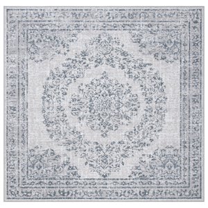 Safavieh Journey Machine-made Square Area Rug - 7-ft x 7-ft - Light Grey/Dark Grey