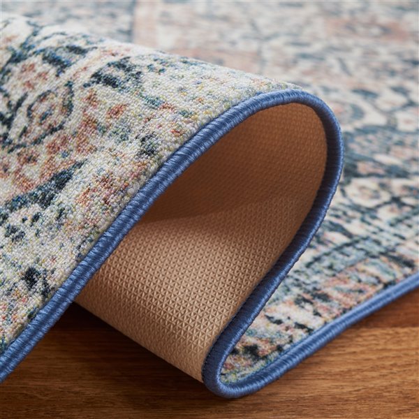 Safavieh Journey Machine-made Round Area Rug - 7-ft x 7-ft - Ivory/Pink