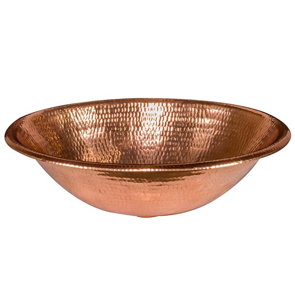 Premier Copper Products Oval Drop In Undermount Bathroom Sink 17 In X   330771571 MainImage 001 L 