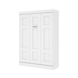 Bestar Edge Full Murphy Bed - White