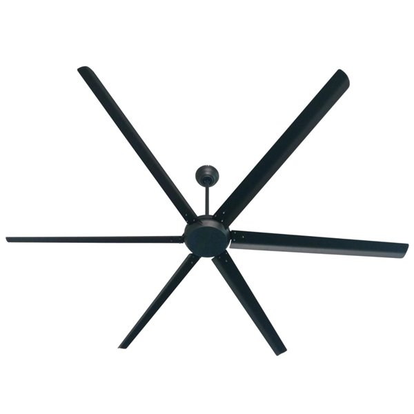 Westinghouse Lighting Canada Widespan 6-Blade Matte Black Ceiling Fan with Remote Control