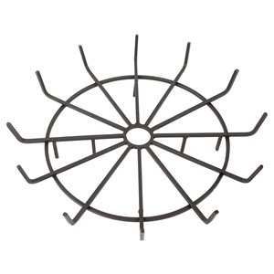 Grille pour bûches en forme de roue de Pleasant Hearth, acier, 32 po