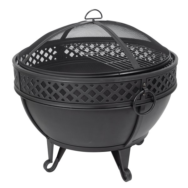 Pleasant Hearth Gable Steel Fire Pit, Backyard Creations Gas Fire Pit Reviews