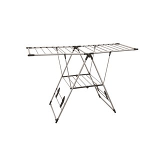 Greenway Stainless Steel Indoor/Outdoor Drying Rack with Bar Shelf - X-Large - 38.40-in x 62.4-in