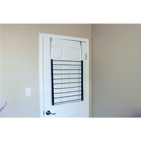 Séchoir à Linge Mural Pliable Extensible 100cm - 6 Barres Acier Inox, Charge 27kg, Intérieur/extérieur