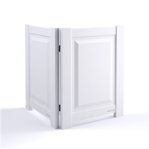 Mayne Nantucket Privacy Panel - Polyethelene - 48-in x 34-in - White