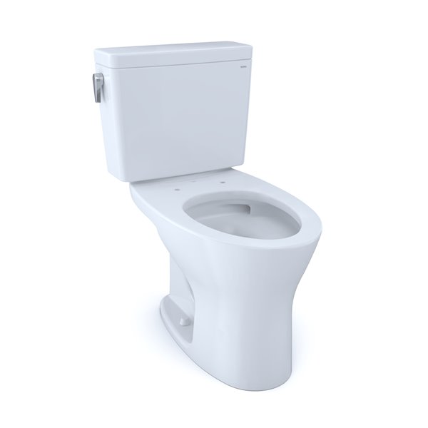 TOTO Drake 2-Piece WaterSense-Labeled Elongated Dual Flush Comfort-Height DYNAMAX Toilet - 10-in Rough-in Size - Cotton White