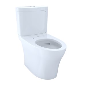 Toilette 2 pièces double chasse allongée 1.0/0.8 GPF Aquia IV de TOTO, coton