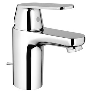 Grohe Eurosmart Cosmopolitan Single-Hole S-Size 1-Handle Deck Mount Bathroom Faucet - Drain Included - Chrome