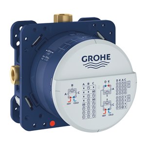 Grohe Rapido Smartbox Universal 1/2-in ID FNPT x 1/2-in FNPT OD Brass Rough-In Box