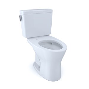 Toilette 2 pièces double chasse allongée 1.28 /0.8 GPF DYNAMAX Drake de TOTO, coton