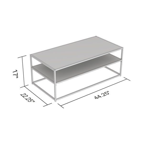 Metal Frame And Glass Top Coffee Table, Metal Frame Glass Top Shelves