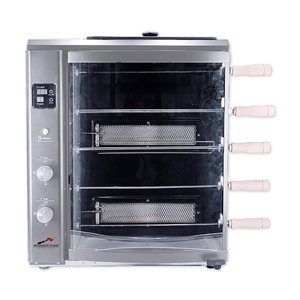 Brazilian Flame BG-05LXK Gas Rotisserie Grill 5-Skewer - 22-in - Stainless Steel