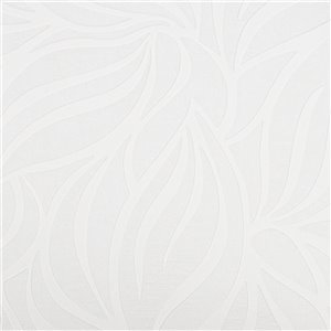 Papier peint en vinyle texturé peinturable au motif de feuilles par Graham & Brown, non encollé, 56 pi², blanc