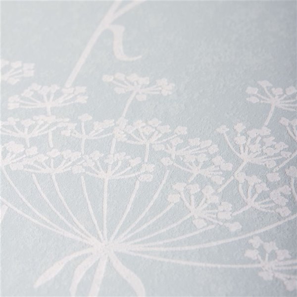 Graham & Brown Innocence Vinyl Textured Floral Wallpaper - Unpasted/Paste the wall - 56-sq. ft - Blue