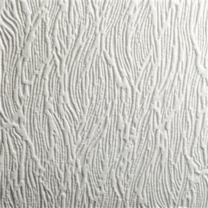 Papier peint en vinyle texturé peinturable au motif d'écorce détaillé par Graham & Brown, non encollé, 56 pi², blanc