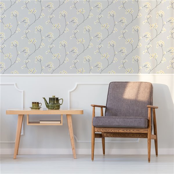 Graham & Brown Simplicity Non-Woven Textured Floral Wallpaper