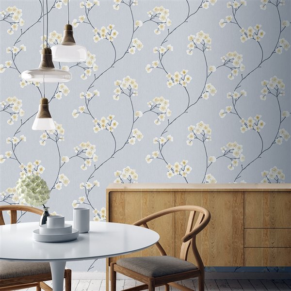 Graham & Brown Simplicity Non-Woven Textured Floral Wallpaper