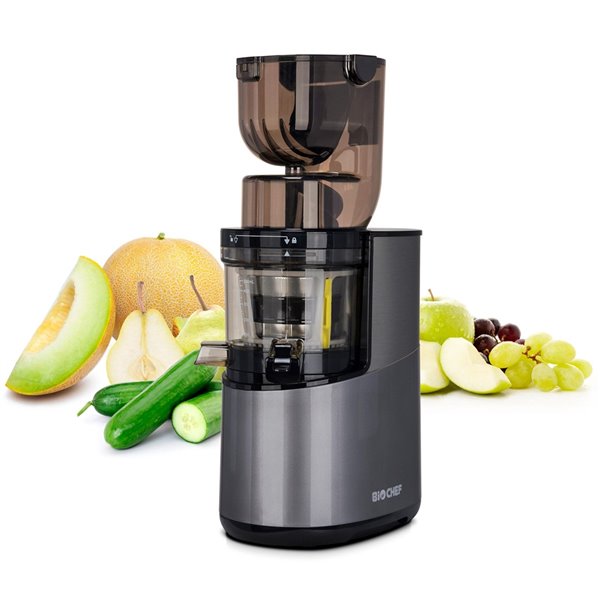 BioChef Atlas Pro Cold Press Vertical Juice Extractor - 200-oz - 300 watts - Silver