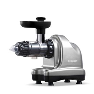Extracteur de jus Axis de BioChef à pressage à froid, 200 oz, argent