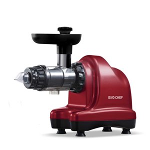Extracteur de jus Axis de BioChef à pressage à froid, 200 oz, rouge