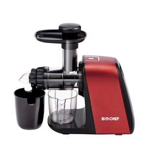 Système d'extracteur de jus Axis Compact de BioChef, pressage à froid, 200 oz, rouge