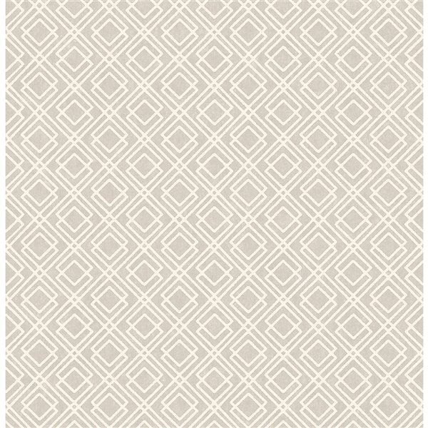 Papier peint Puck Wheat Geometric de Advantage, brun clair