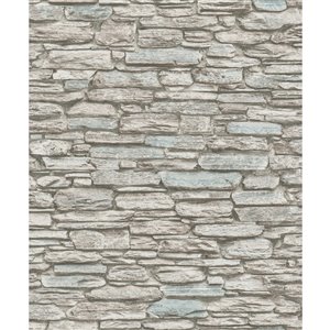 Marburg Kamen Stone Wallpaper - Brown