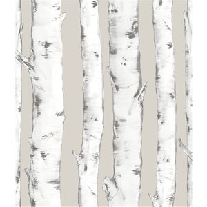 InHome Downy Birch Peel and Stick Wallpaper