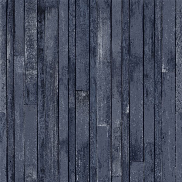 ESTA Home Azelma Wood Wallpaper - Navy