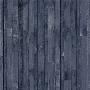 ESTA Home Azelma Wood Wallpaper - Navy