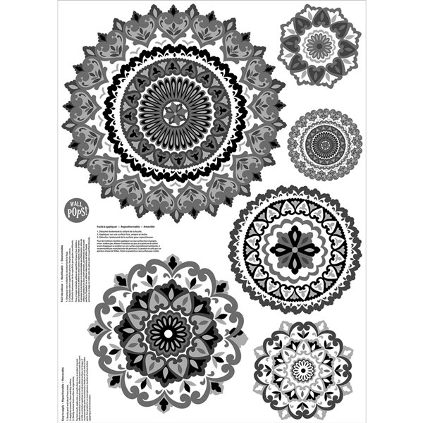 Morocco Medallions Wall Art Kit