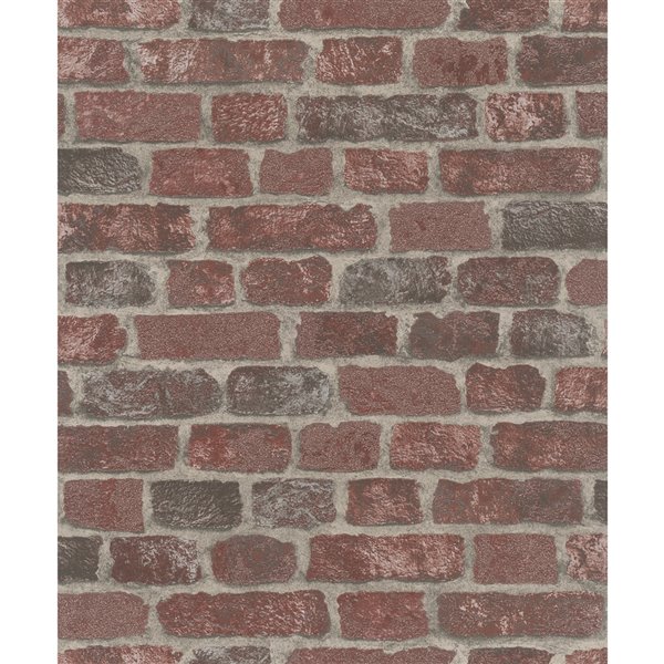 Marburg Granulat Stone Wallpaper - Red